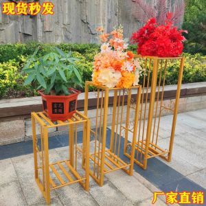 Scandinavian Style Hot-Dip Galvanized Steel Plant Stand for Living Room and Balcony with Removable and Installable Design Economical Type