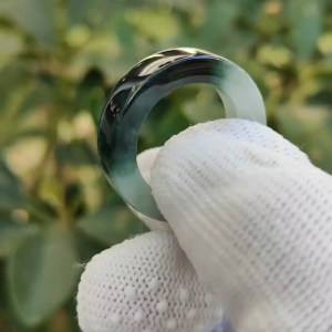 🌊⛰ Depth Dancer Ring - Jadeite - Waters Strategy Earths Resolve (Sku: ring18)