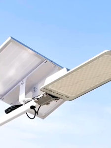 Lampu Jalan Solar Cell (Tenaga Surya) Waterproof Super Terang Lampu sorot tenaga surya 1500w lampu tenaga surya solar sorot tahan air IP67 outdoor led matahari panel surya