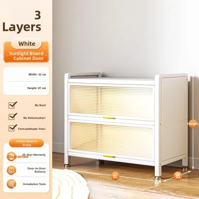 Dustproof Multi-level Steel Storage Cabinet Shelf