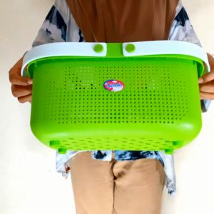 Keranjang Genggam Portabel & Penyimpanan Perlengkapan Mandi