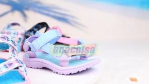 Summer Childrens Sandals Girls Breathable Sport for Outdoor Beach Shoes Open-Toe Comfortable Walking Sandalies Size30-38