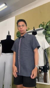 Philippines Teachers Day Uniform Mens Polo Shirt Short Sleeve Polo Collar with 3D Sublimation Contrast Color Stripes Lightweight Breathable Fabric Elegant Daily Wear for Educators