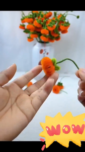 100PCS twist fuzzy wire Valentines Day gift Childrens Handmade DIY fuzzy wire flower Cleaner Craft 8mm bouquet Arts Projects Decorations