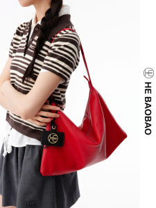 HEBAOBAO Minimalist Style Large Capacity Top Layer Cowhide Leather Hobo Tote Bag Single Shoulder Womens Bag Computer Bag
