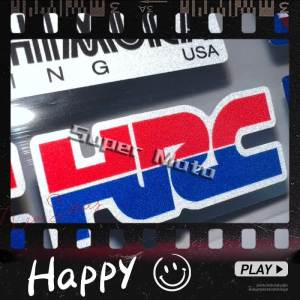 Motorcycle Stickers Wing Logo HRC Tank Helmet Racing Reflective Decal Kit Waterproof Decoration ADV Tail Box For Honda Cbr250r Xrv750 Cbr600rr Hrc Forza Monkey 125 VFR 800X  cbr 500F/X 650R/F