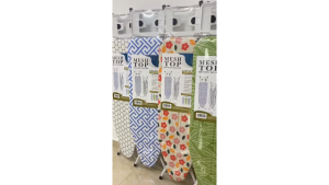 Mesh Top Iron Board Foldable Ironing Board & Anti-Slip - 110 x 33 cm (SHP4313MT 8490) Papan Seterika 43 x 13 inci