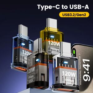 BSN | 120W Fast Charging USB 3.2 To Type C Adapter OTG 10GB High Speed Data Audio Transfer for PC Tablet Xiaomi Huawei USB C Converter
