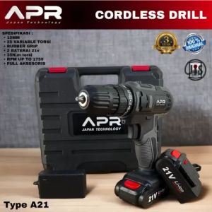 Bor Cordless 21V APR JAPAN Tipe AP21V