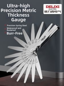 DELIXI | High Precision Stainless Steel Feel Gauge Set