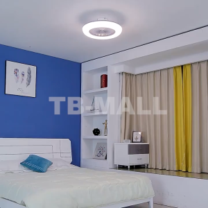 Ceiling Fans with Lights and Remote Low Profile Flush Mount Ceiling Fan with 6 Speeds 3 Color Temperature Dimmable Led Fandelier for Bedroom Livingroom White