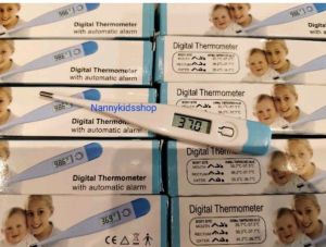 ปรอทวัดไข้ดิจิตอล ปรอทวัดอุณหภูมิ ปรอทวัดไข้ อ่านผลเร็วภายใน 60 วินาที