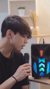 Robot Speaker Karaoke Bluetooth 5.1 RB300 With RGB Light Microphone