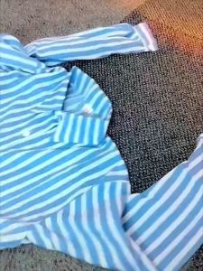 Kemeja Wanita Motif Salur Korean Style By Azka Collection