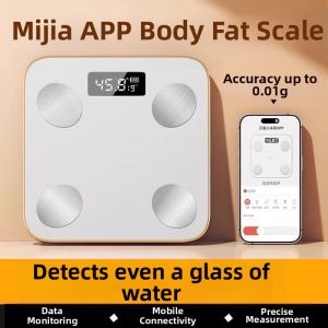 Smart Precision Mini Body Fat Scale Health Weight Measurement Bluetooth Connected Electronic Scale for Home Use High Accuracy