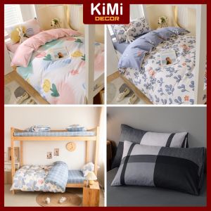 [FREESHIP ] Trọn Bộ Set Chăn Ga Vỏ Gối CHƯA GỒM CHĂN Có Bo Chun Cho Giường Nệm Poly Nhập Khẩu Cotton Mẫu Mới - Ko Vỏ Ôm