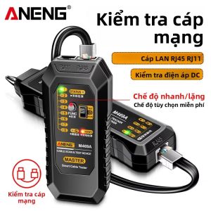 Máy Kiểm Tra Cáp Mạng ANENG M469A RJ45 RJ11 Thiết Bị Theo Dõi Dây Cáp LAN Máy Dò Tín Hiệu Máy Phân Tích Mạng