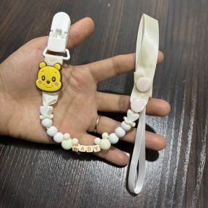 Disney | Newborn babys chewing nipple baby pacifier Kawaii pacifier clip Synthetic breast milk nipple (with dust cover) baby gift