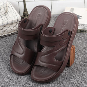Plus Size Dad Shoes Leather Slipper Mens 45 Non Slip Extra Large Big Feet 46 Size 47 plus Size Abrasion Resistant Sandals 48 Waterproof Summer
