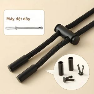 Dây Thun Co Giãn Mạnh 2M Cho Quần Thể Thao Có Dây Rút Và Khóa Dây Phụ Kiện May Vá Tự Làm Chất Liệu Polyester + Kim Loại
