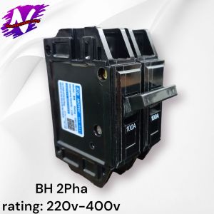 cb motec BH 2 pha đen (aptomat đen motec 2pha đen cb 2 tép đen BH )
