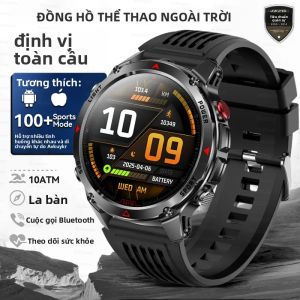 Đồng Hồ Thông Minh T-Rex 3 Pro Cấp Quân Sự Chống Nước 10ATM Hỗ Trợ GNSS Kép La Bàn Đo Độ Cao Màn Hình AMOLED Đồng Hồ Thể Thao Bơi Lội Dành Cho Nam