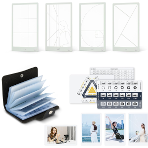 JJC Composition Viewfinder View Catcher Tool Golden Ratio Fibonacci Rule of Thirds Leading Lines Card Composition View