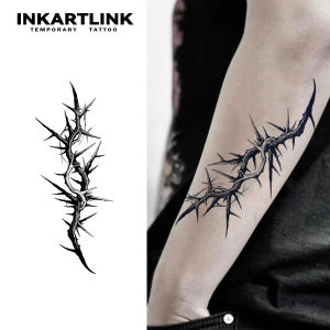 Thorns temporary tattoo sticker waterproof magic tattoo lasts to 15 days fake tattoo semi permanent tattoo