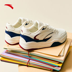 ANTA Women Wave 3 Sneakers Trendy Street Versatile Lifestyle Casual Skateboard Shoes 922518005 Legit Official Store