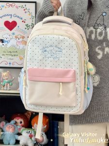 YINHEFANGKE | Cute Ins Style High Appearance Dots Backpack