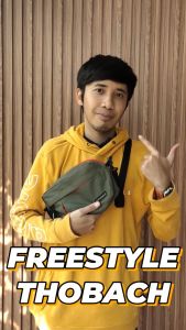 Thobach - Tas Selempang Pria Sling Bag Freestyle Clutch Bag Pria Waist Bag Pouch Bag Pria