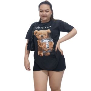 KAOS CEWEK OVERSIZE T-SHIRT CEWEK-COWOK BISA PAKEK YA /BEAR BOBA BAHAN KATUN GAMBAR 3D TERANG SEPERTI ASLI /KAOSCEWEK/KAOSWANITA/KAOST-SHIRT/KAOSLUCU