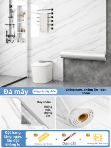 O Margo | Decal Tường Phòng Tắm Chống Thấm Kiểu Gạch Dán Tự Dính Mịn Dễ Lau Chùi