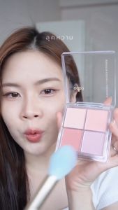 OD1309 ODBO SIGNATURE 4 SHADES BLUSHER โอดีบีโอ บลัชออนพาเลท 4 เฉดสี