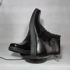 Sepatu PDH TNI POLRI Hitam Doff 8 Tali Variasi TXARMY