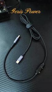 Cáp Chuyển Đổi Nguồn USB C Sang DC 140W Điện Áp Điều Chỉnh 5V-28V Đầu Nối Type C Dây Kết Nối Cho Laptop Router - Dài 1.5m