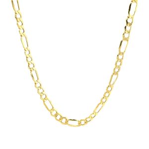 Nathalias NY สร้อยคอลายฟิกาโร ทองคำแท้ 10K แบบ Lite ขนาด 4.7 มม. Lite Figaro Chain 49547 (พรีออเดอร์ 10-12 วันทักแชทก่อนสั่ง)