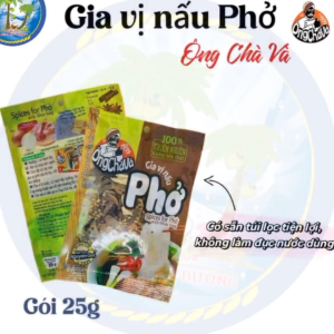 [1 GÓI 25G] GIA VỊ NẤU PHỞ THƯƠNG HIỆU ÔNG CHÀ