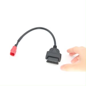 6 To 16 Pin Motorcycle OBD Adaptors OBD2 Diagnostic Cable Extension Connectors for Honda Yamaha Suzuki BENELLI