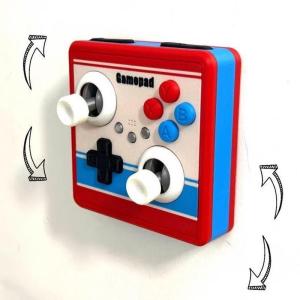 EELHOE | 3D Printing Panel Socket Control Decoration Gift Toys Retro Game Console Joystick Switch Creative 3d Decoration Arcade PanelAcc