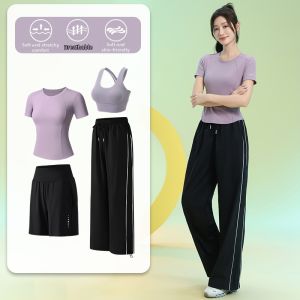 BAISILING | Quick Drying Sportswear with Phone Pocket Womens Summer Fitness Clothing