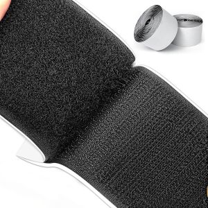 Hook and Loop Strips with Adhesive  Excellent Grip Strong Sticky Back Double Side Tape for Fixing and Hanging Home School