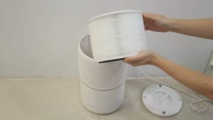 ต้นฉบับ และ กรองแท้ สำหรับ แผ่นกรอง ไส้กรองอากาศ Levoit Core 300 & Core 300S air purifier Filter HEPA&Active Carbon 2in1 ส้กรองเครื่องฟอกอากาศแบบเปลี่ยน แผ่นกรองอากาศ เครื่องฟอกอากาศ รุ่น Nano Protect กรองฝุ่น PM2.5 กำจัดอนุภาคขนาด 0.3 ไมครอนได้ 9