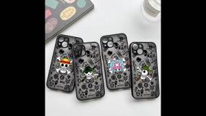 One Piece | Ốp Điện Thoại Trong Suốt Mờ Cho Xiaomi MI 15T 12T 11 10 POCO X7 X6 X5 X4 X3 M6 M5 M4 M3 F5 Pro - Thiết Kế Logo O-One Pieces - Vỏ Mềm Chống Xước