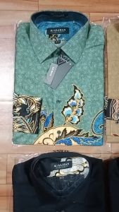 Kemeja Alisan Batik Lengan Panjang Slimfit Bahan Poliester Dan Katun Kemeja Formal Untuk Semua Musim Pilihan Size Uk Untuk Pria Desain Batik Dengan Beragam Warna - Lazada