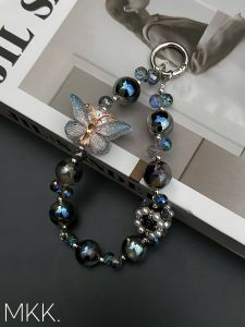 สร้อยคอโทรศัพท์มือถือ MKK ใหม่ล่าสุด โซ่ข้อมือ โซ่กล้อง เครื่องประดับโทรศัพท์มือถือสำหรับผู้หญิง โซ่โทรศัพท์มือถือแบบหรูหรา