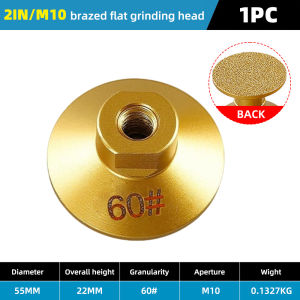 Đầu mài phẳng 45# 60# 100# – Đá mài mòn đánh bóng đá cẩm thạch granite siêu bền