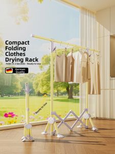 MINGZHI | Foldable No-Installation Clothes Drying Rack
