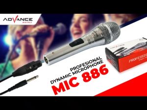 Mic Karaoke Advance MIC-886 Berkabel Microphone Profesional Dynamic