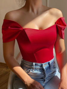 Spring Women Off Shoulder Strapless Camis Tanks Tube Tops Summer Bodycon Corset Crop Tops Tshirts y Solid Tees Female